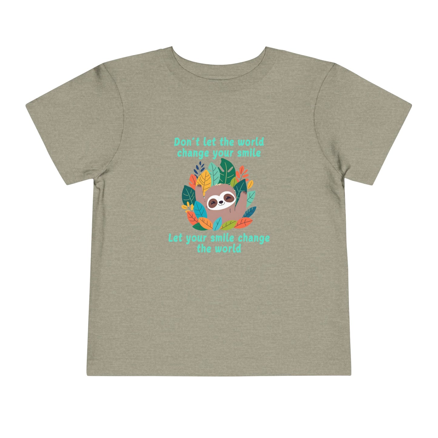 Sloth Smile - Toddler Short Sleeve Tee