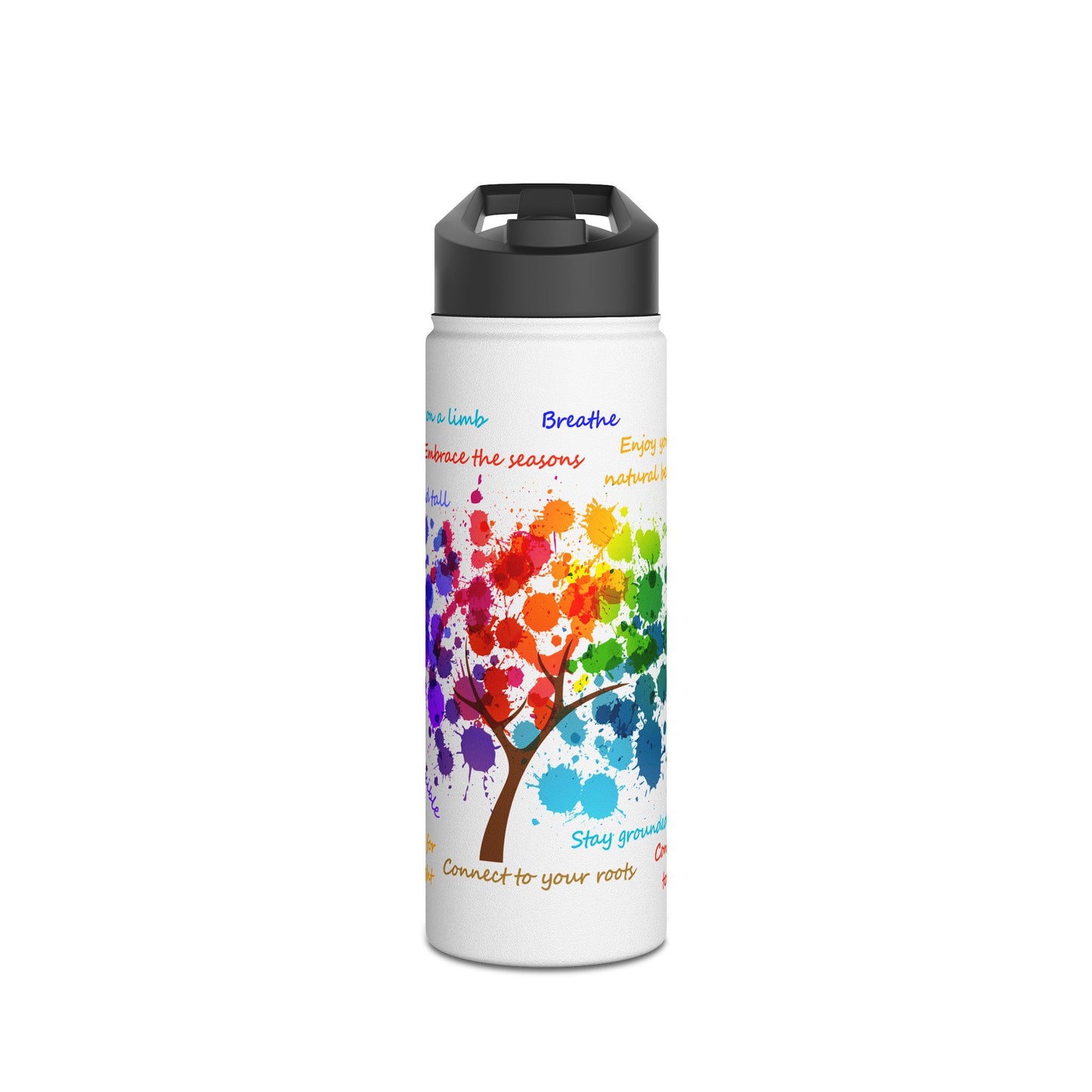 Tree of Life - Stainless Steel Water Bottle, Standard Lid