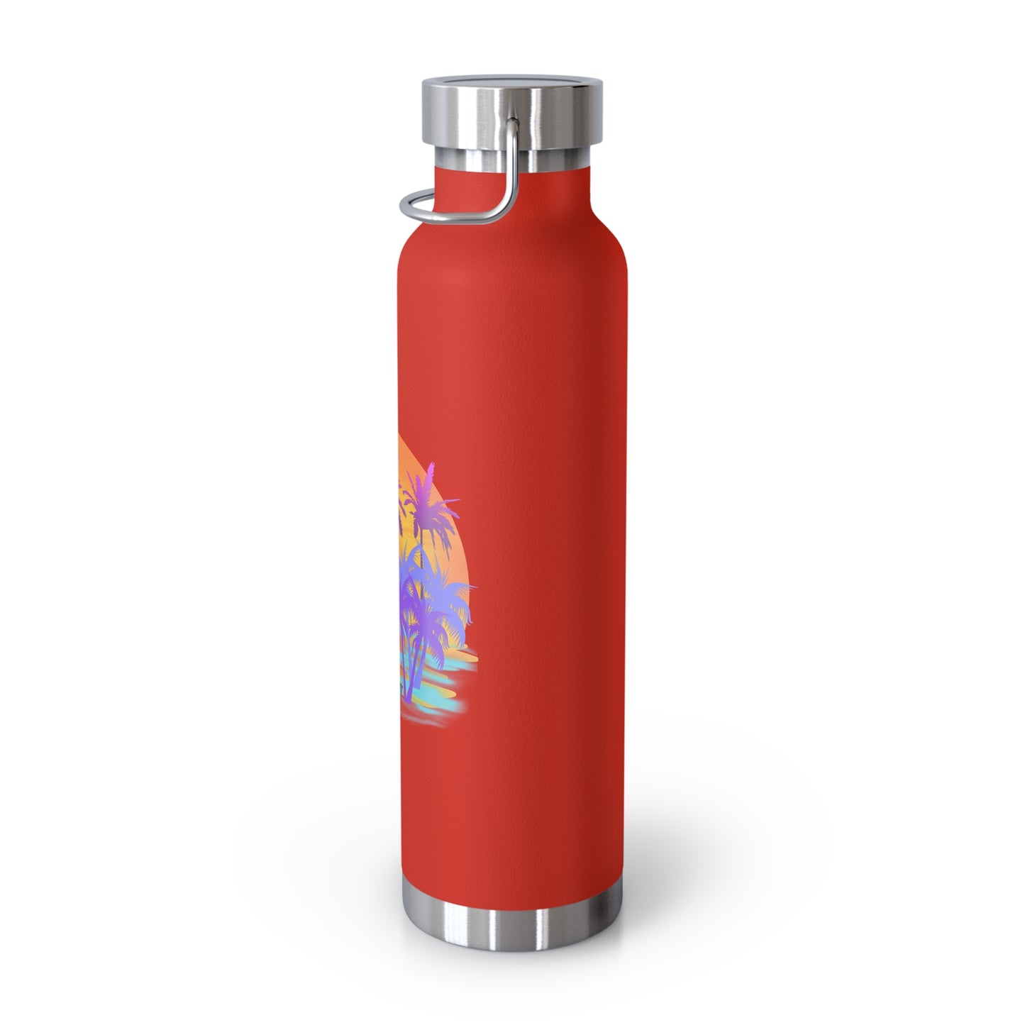 Tropical Paradise - Copper Vacuum Insulated Bottle, 22oz