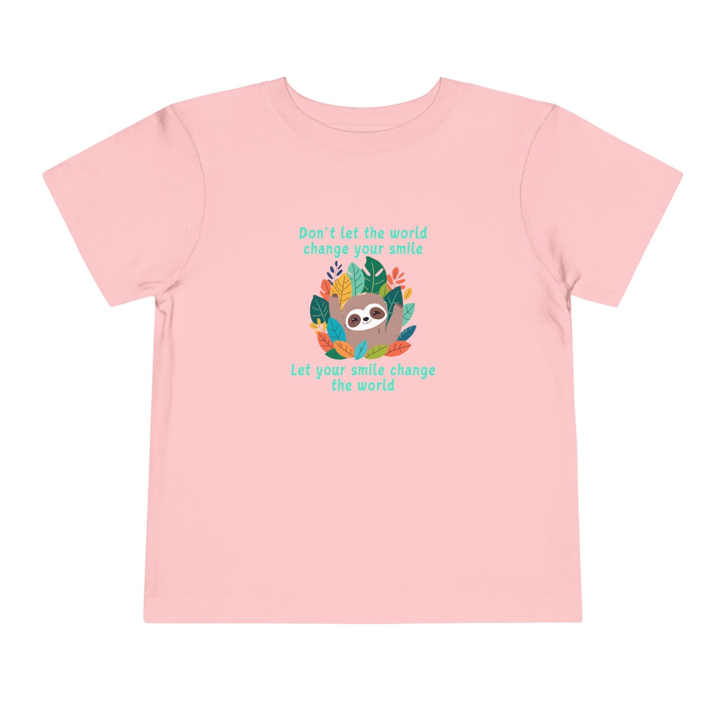 Sloth Smile - Toddler Short Sleeve Tee