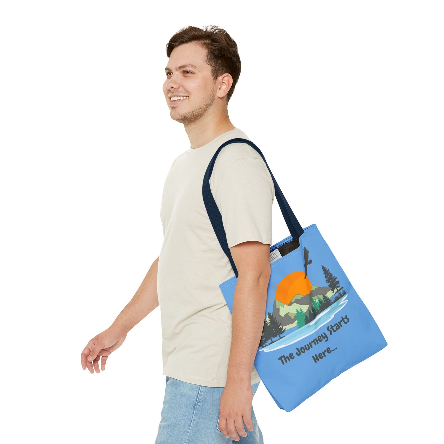 Journey Starts Here - Tote Bag (AOP)