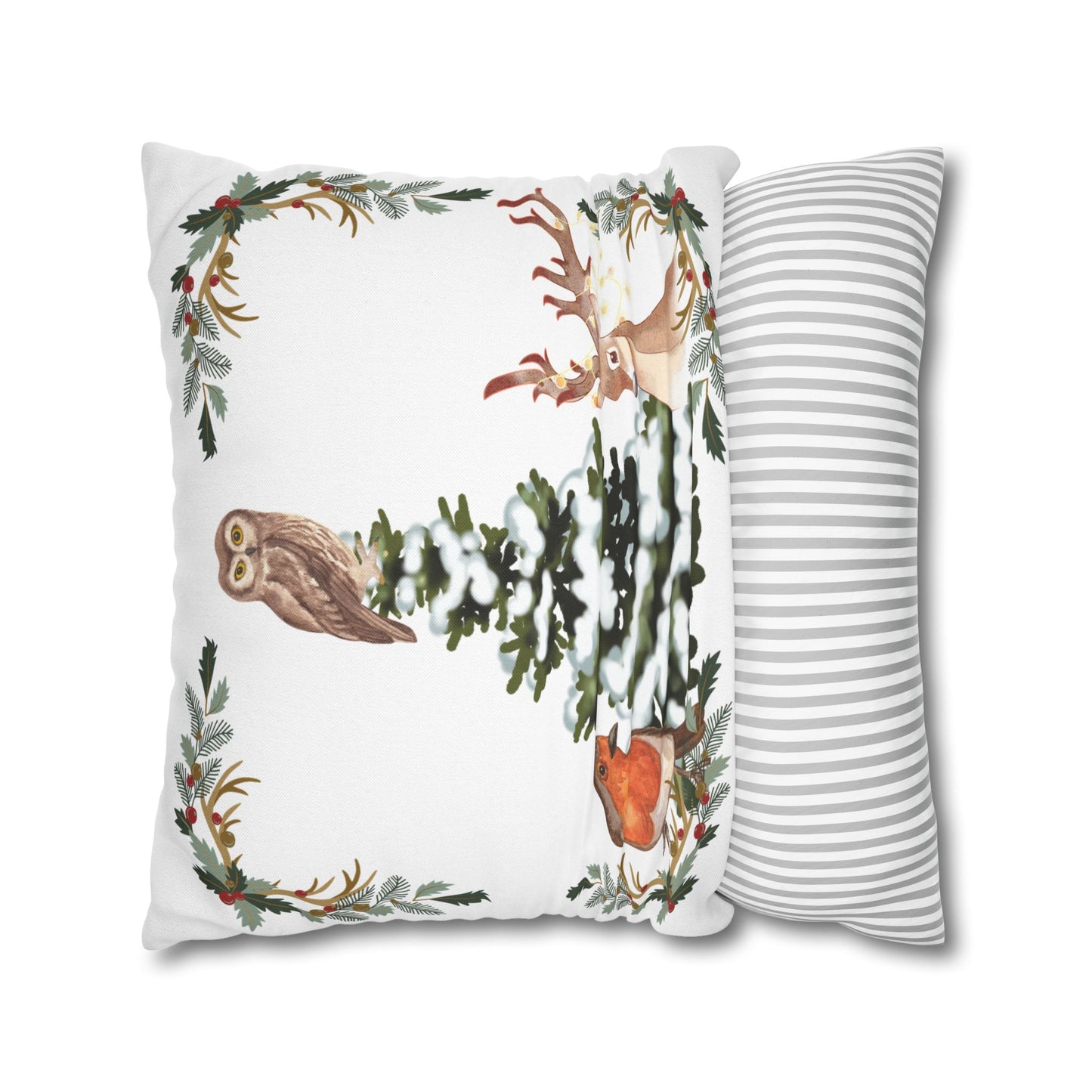 Winter Tree White - Square Pillowcase - Various Sizes