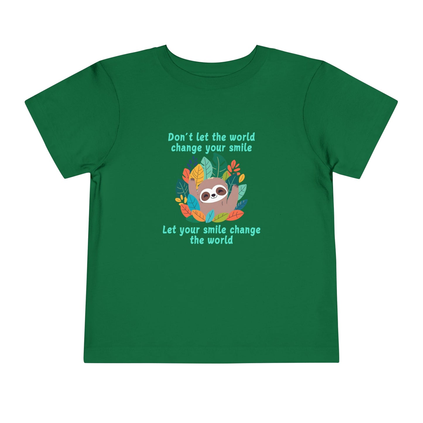 Sloth Smile - Toddler Short Sleeve Tee