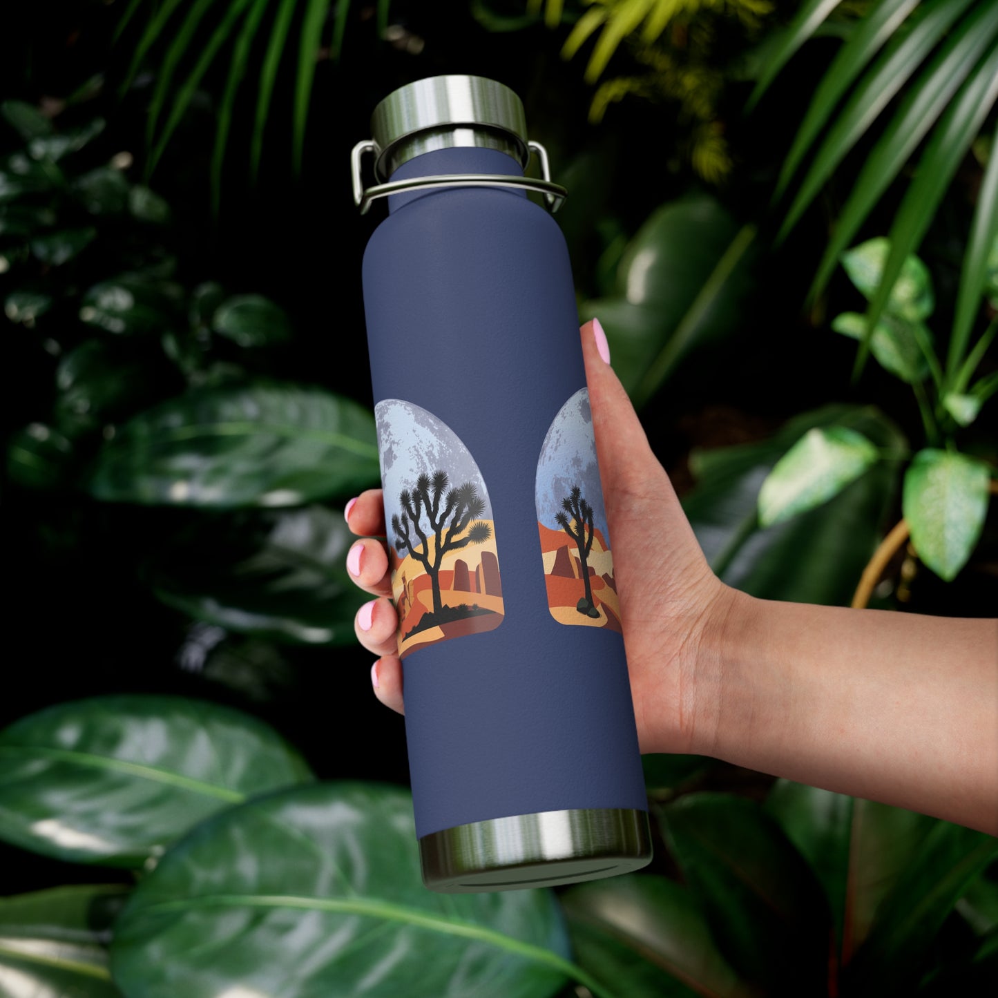 Desert Vibes - Copper Vacuum Insulated Bottle, 22oz