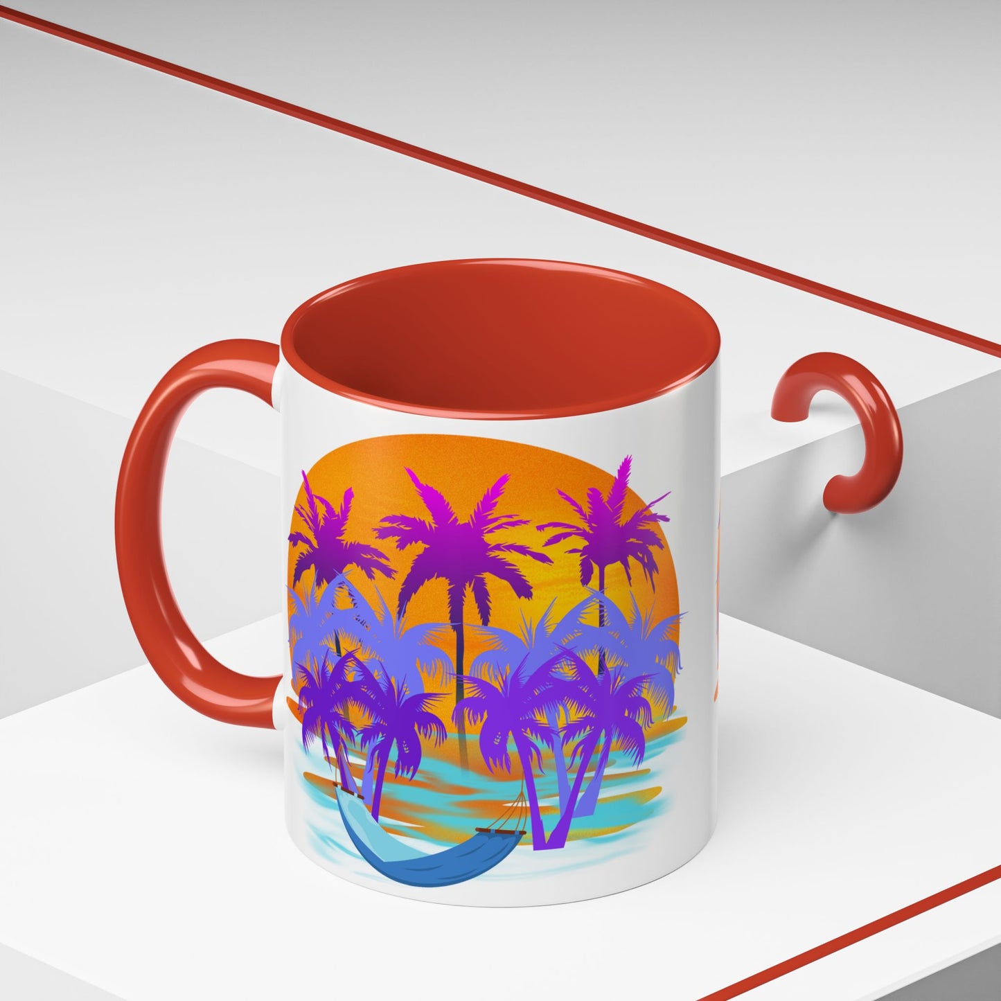 Tropical Paradise - Accent Coffee Mug (11, 15oz)