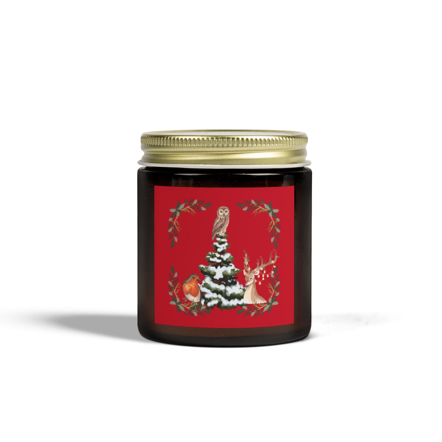 Winter Tree - Scented Candles, Coconut Apricot Wax (4oz, 9oz)