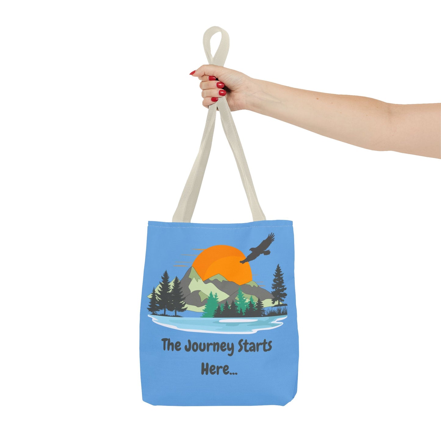 Journey Starts Here - Tote Bag (AOP)