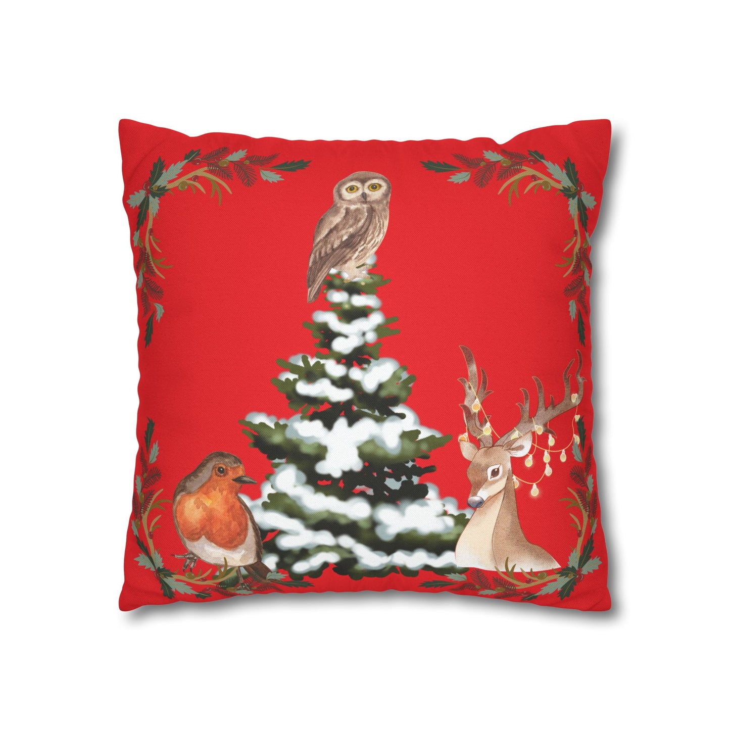 Winter Tree - Square Pillowcase - Various Sizes