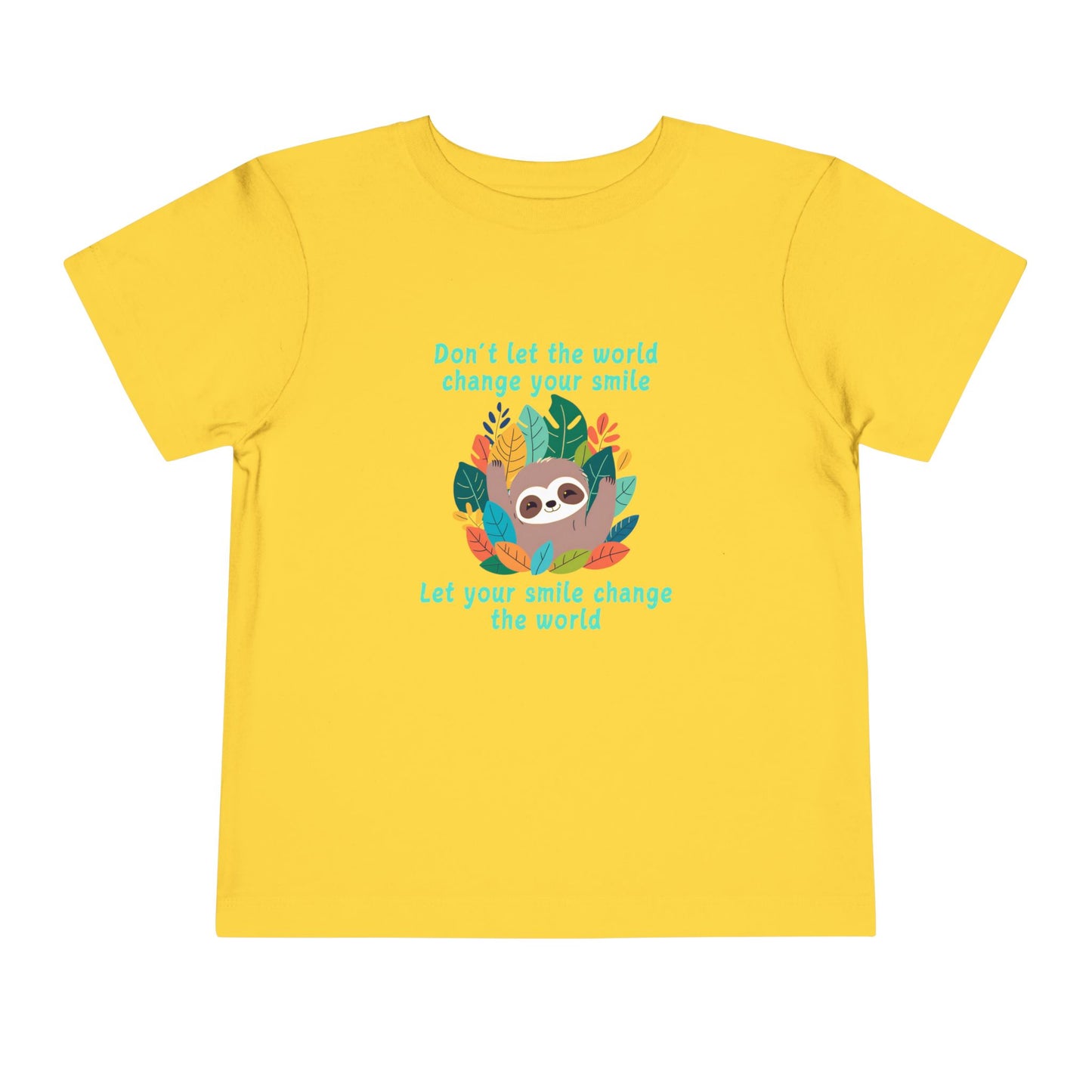 Sloth Smile - Toddler Short Sleeve Tee