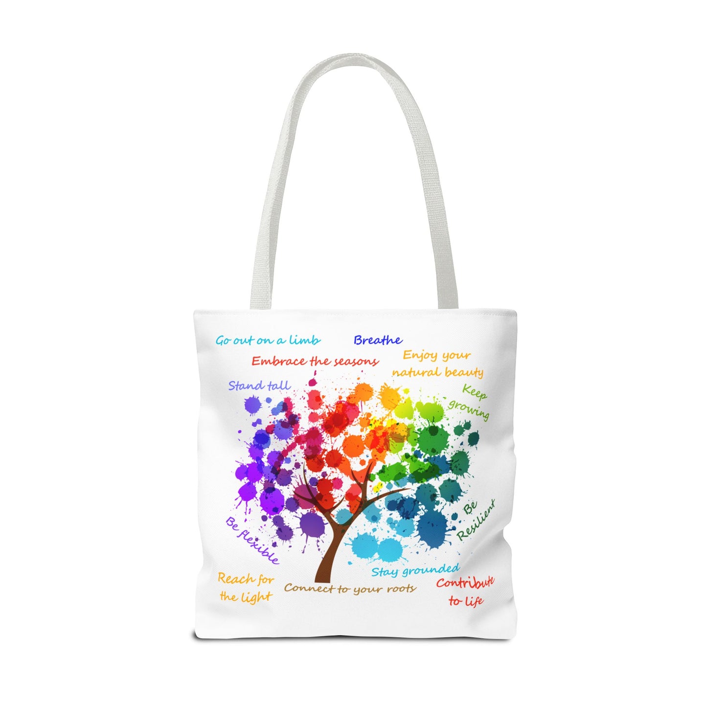 Tree of Life White - Tote Bag (AOP)