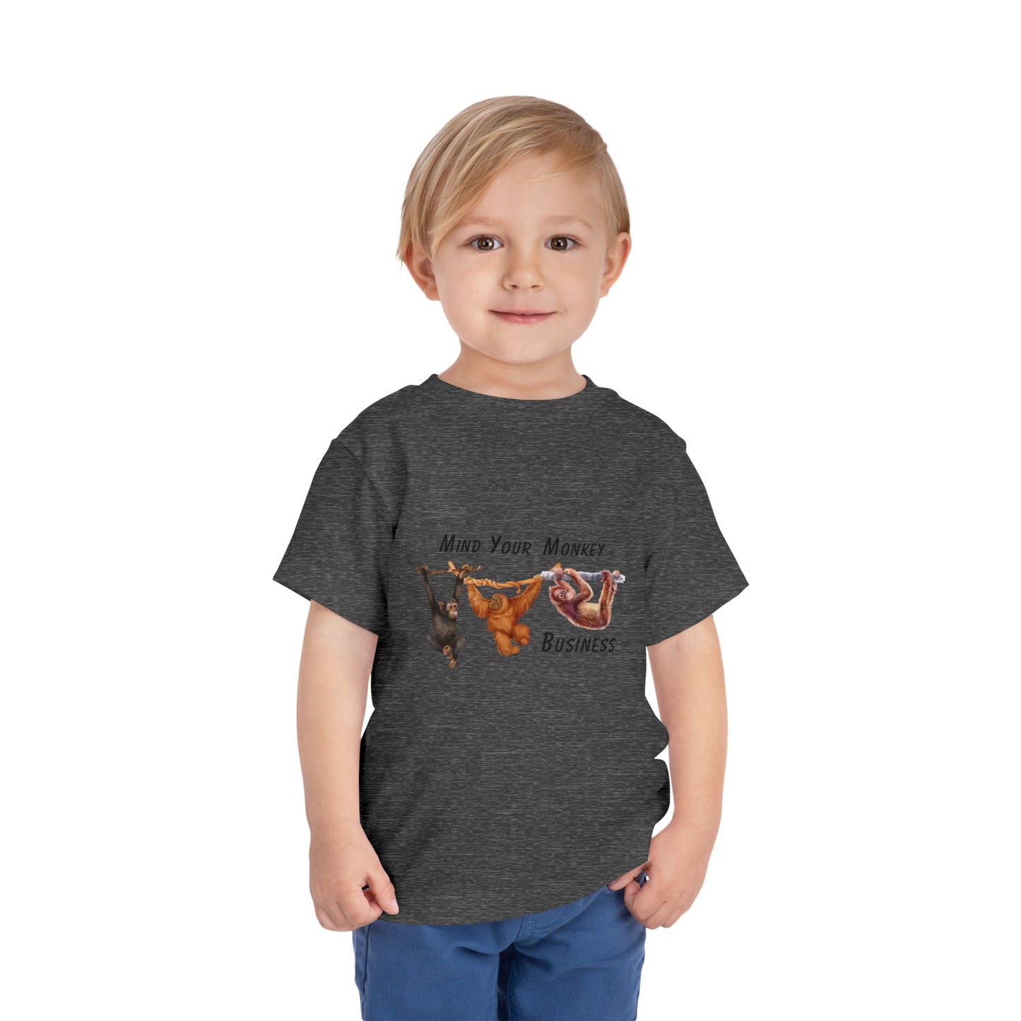 Mind Your Monkey Business - Toddler Short Sleeve Tee