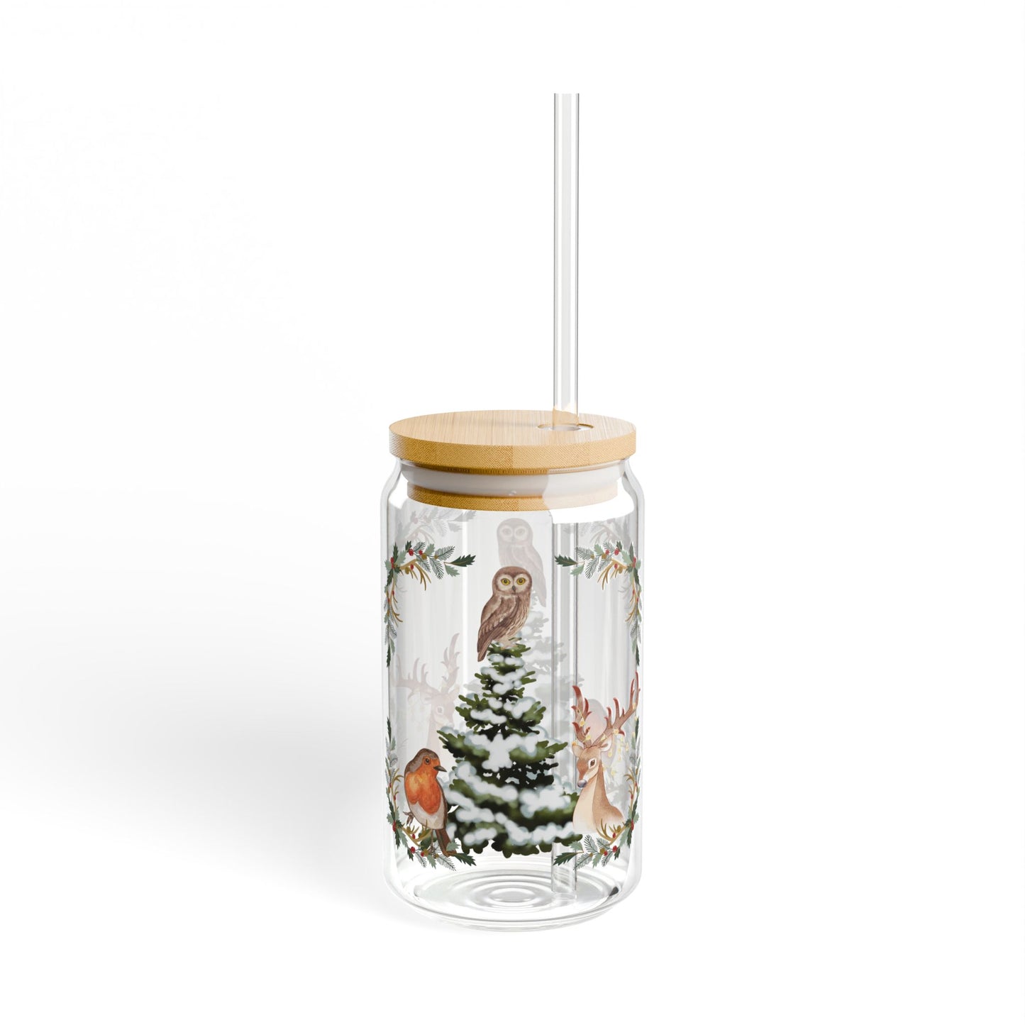 Winter Tree - Sipper Glass, 16oz