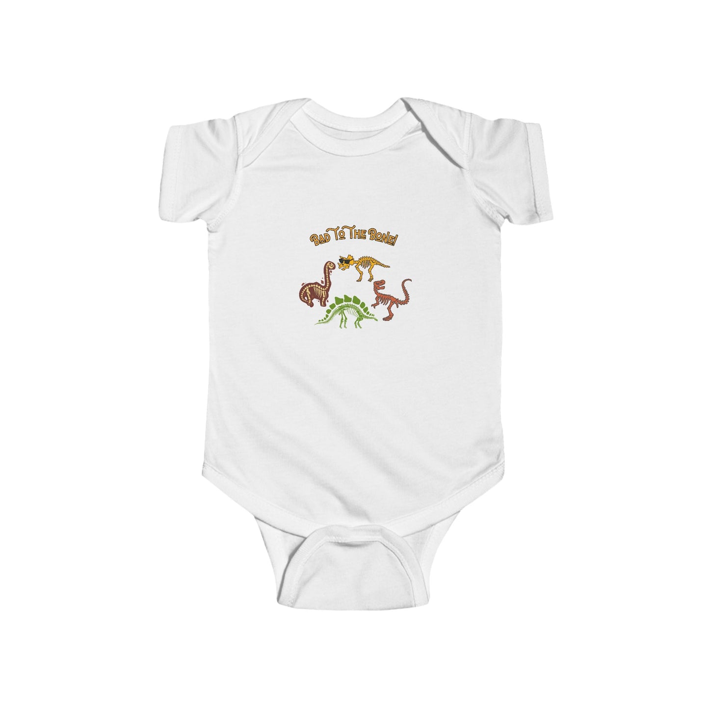 Dinosaur Infant Bodysuit - Bad to the Bone Design