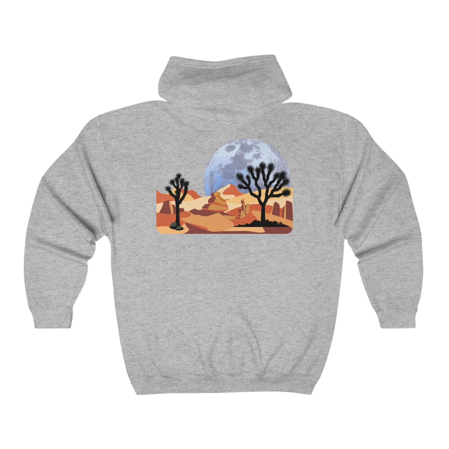 Desert Vibes - Adult Unisex Full Zip Hooded Sweatshirt