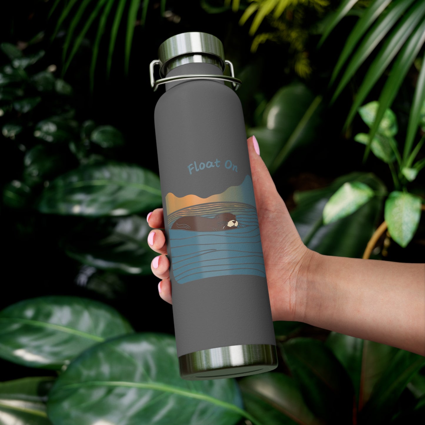 Float On - Copper Vacuum Insulated Bottle, 22oz