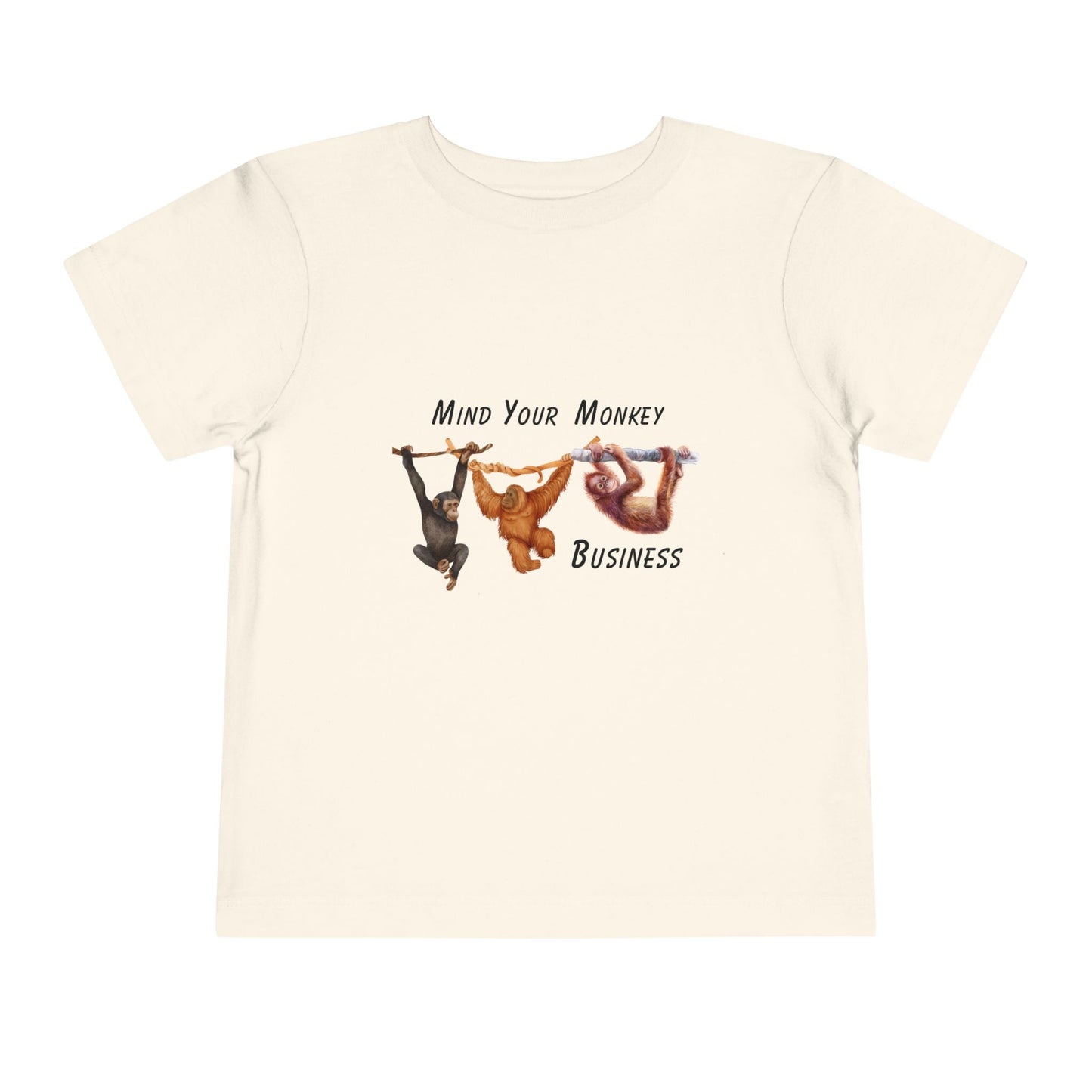 Mind Your Monkey Business - Toddler Short Sleeve Tee